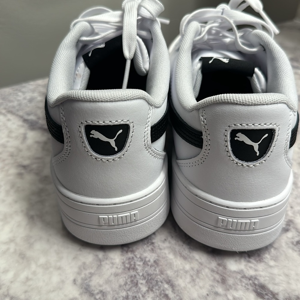 Puma White Sneakers with Black Formstrip - Picture 3 of 7